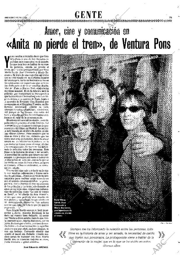 ABC MADRID 24-01-2001 página 75