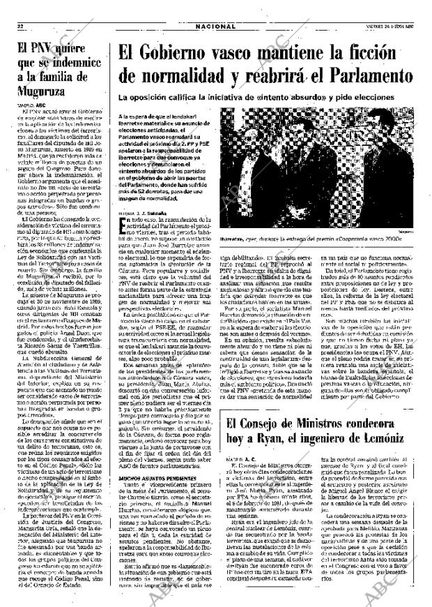 ABC SEVILLA 26-01-2001 página 22