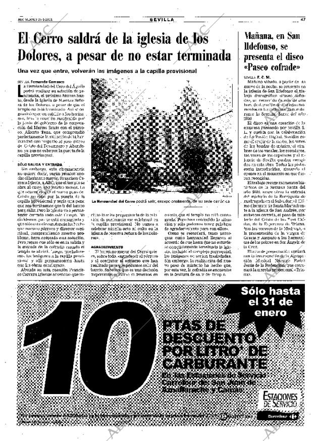ABC SEVILLA 26-01-2001 página 47