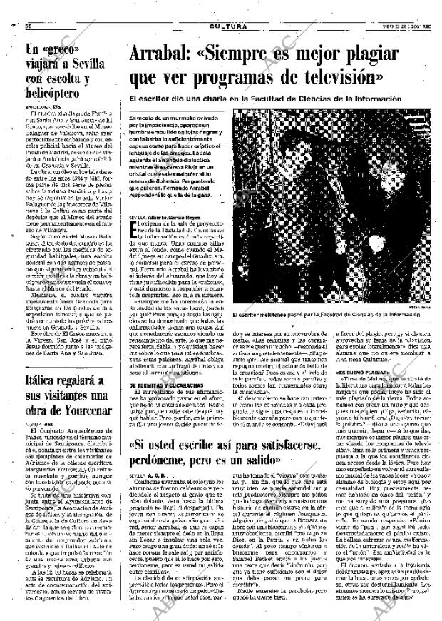ABC SEVILLA 26-01-2001 página 56