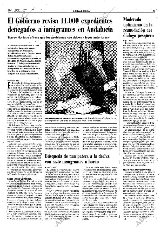ABC SEVILLA 26-01-2001 página 61