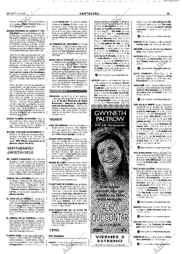 ABC MADRID 30-01-2001 página 105