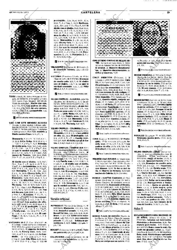 ABC MADRID 30-01-2001 página 107