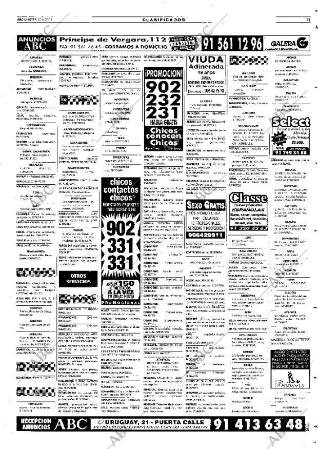ABC MADRID 30-01-2001 página 119