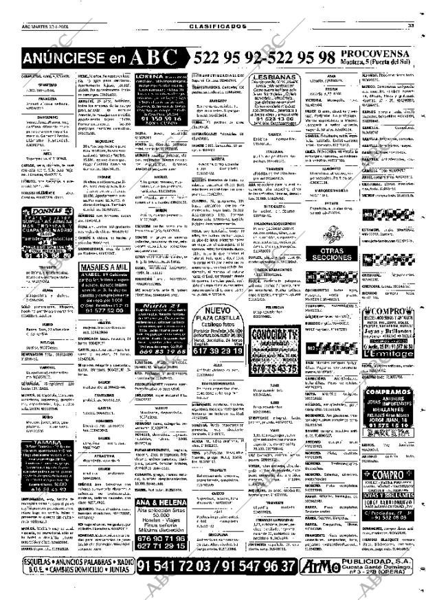 ABC MADRID 30-01-2001 página 121