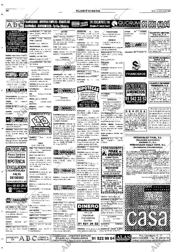 ABC MADRID 30-01-2001 página 122