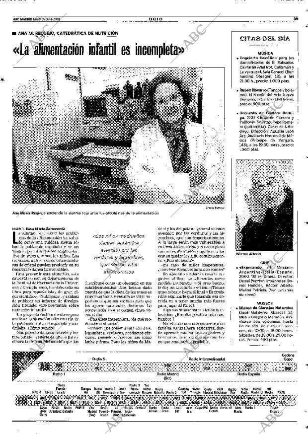 ABC MADRID 30-01-2001 página 127
