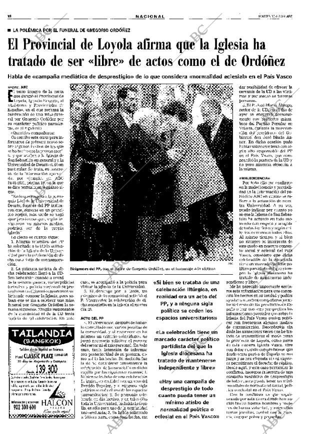 ABC MADRID 30-01-2001 página 18