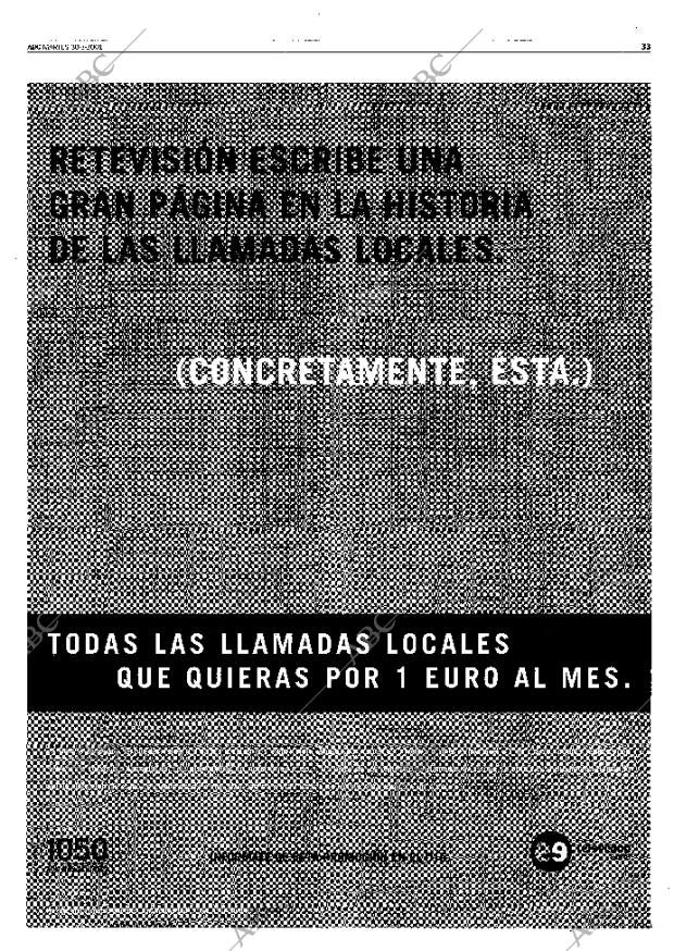ABC MADRID 30-01-2001 página 33