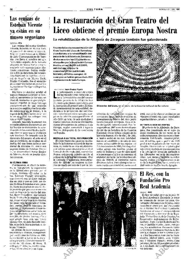 ABC MADRID 30-01-2001 página 46
