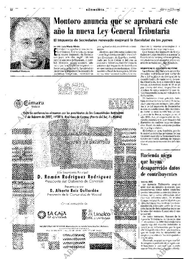 ABC MADRID 30-01-2001 página 52