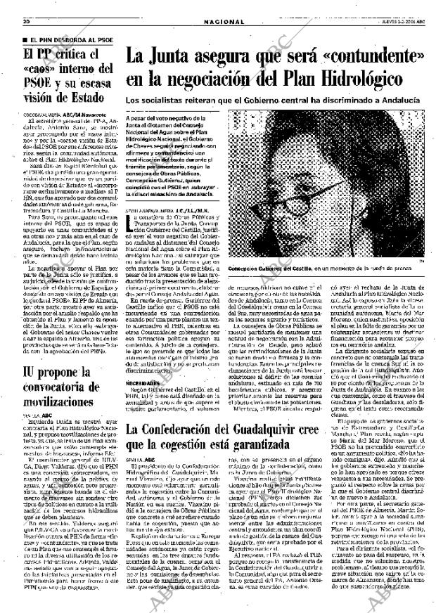 ABC SEVILLA 01-02-2001 página 20