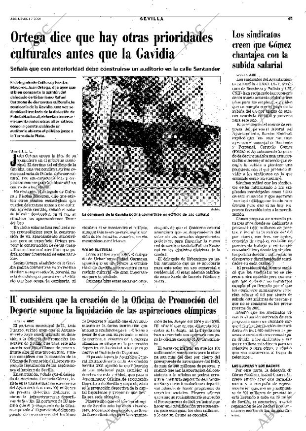 ABC SEVILLA 01-02-2001 página 45