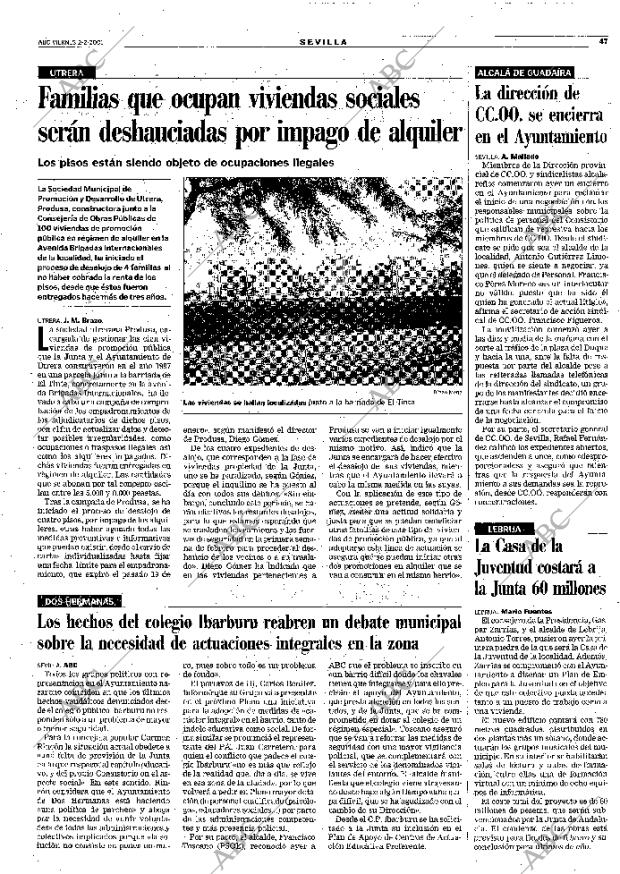 ABC SEVILLA 02-02-2001 página 47