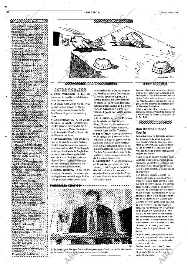 ABC SEVILLA 03-02-2001 página 52