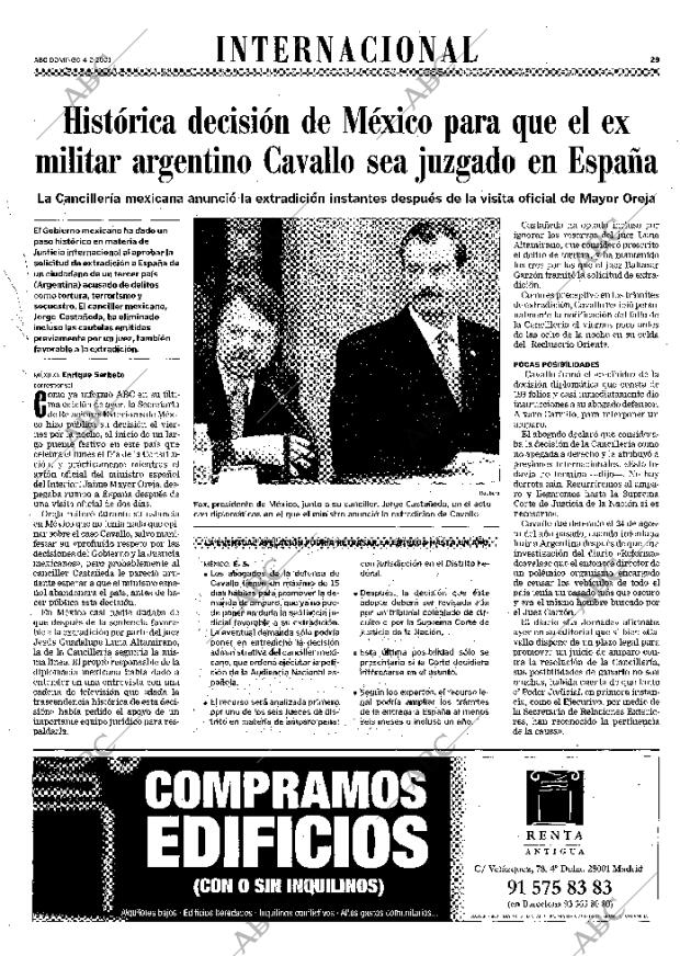 ABC MADRID 04-02-2001 página 29