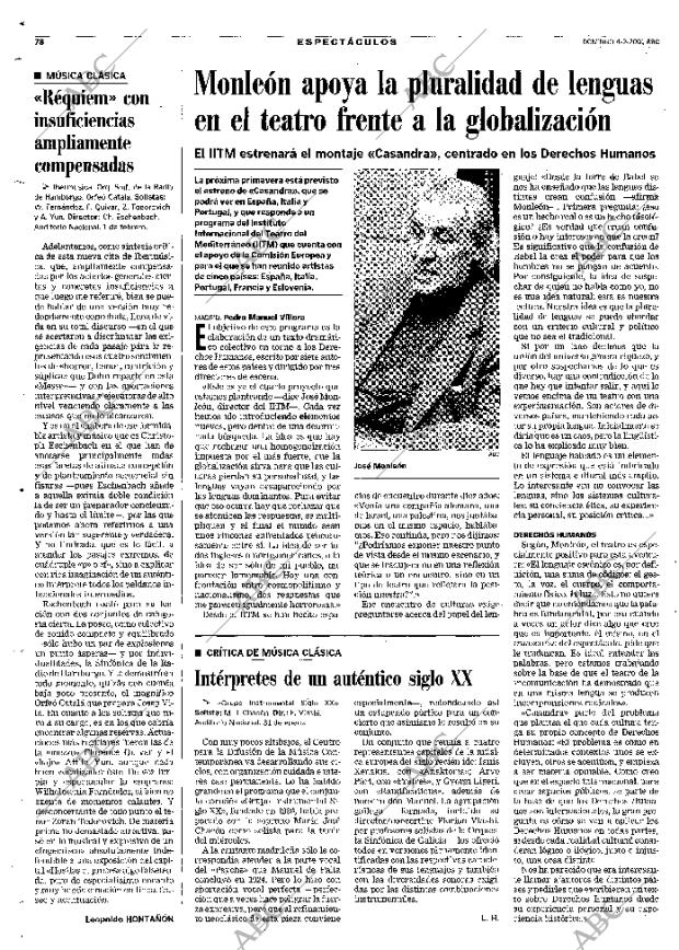 ABC MADRID 04-02-2001 página 78
