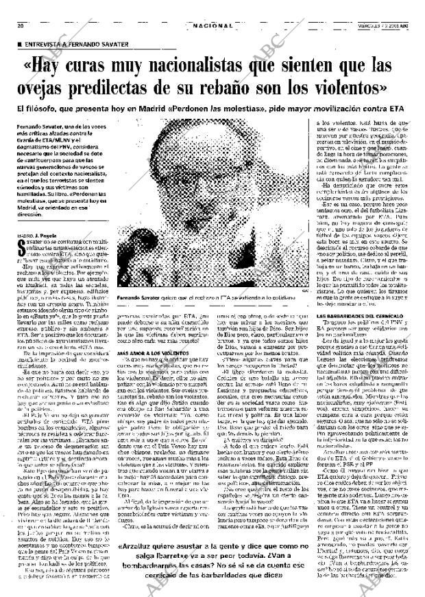 ABC MADRID 07-02-2001 página 20