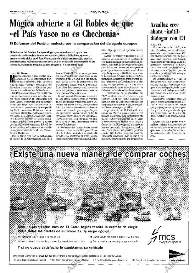 ABC MADRID 07-02-2001 página 23