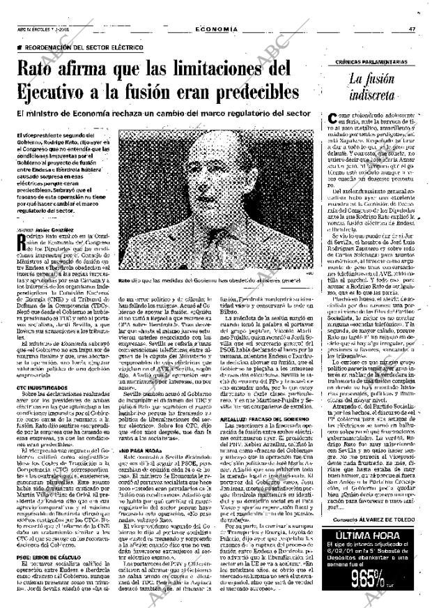 ABC MADRID 07-02-2001 página 47