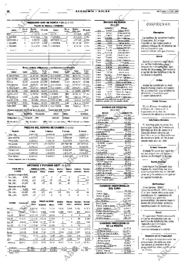ABC MADRID 07-02-2001 página 58