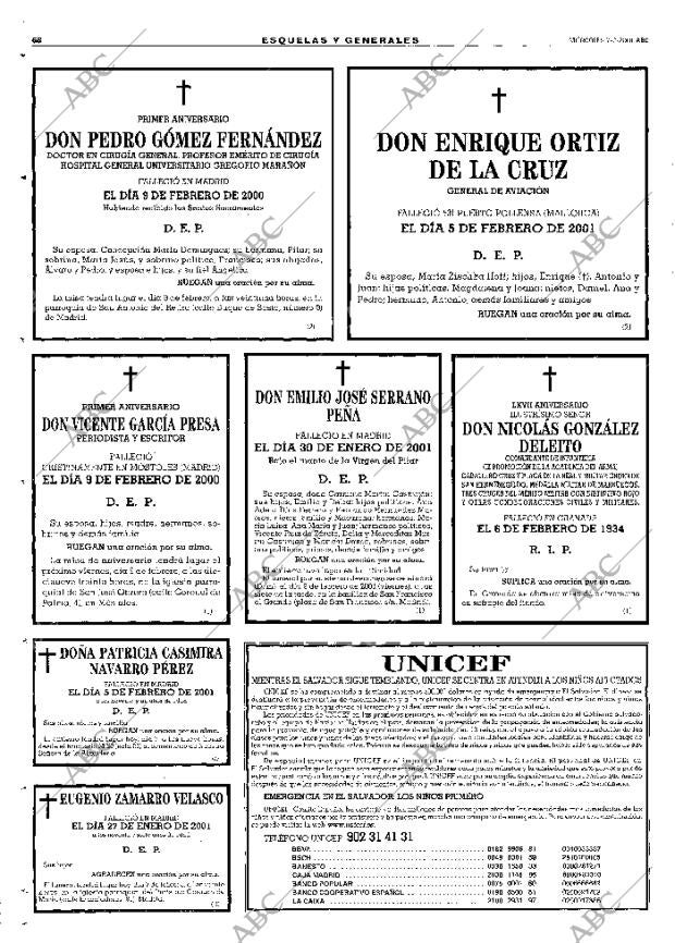 ABC MADRID 07-02-2001 página 68
