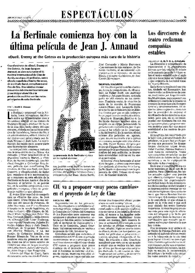ABC MADRID 07-02-2001 página 71