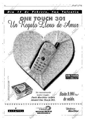 ABC MADRID 07-02-2001 página 74