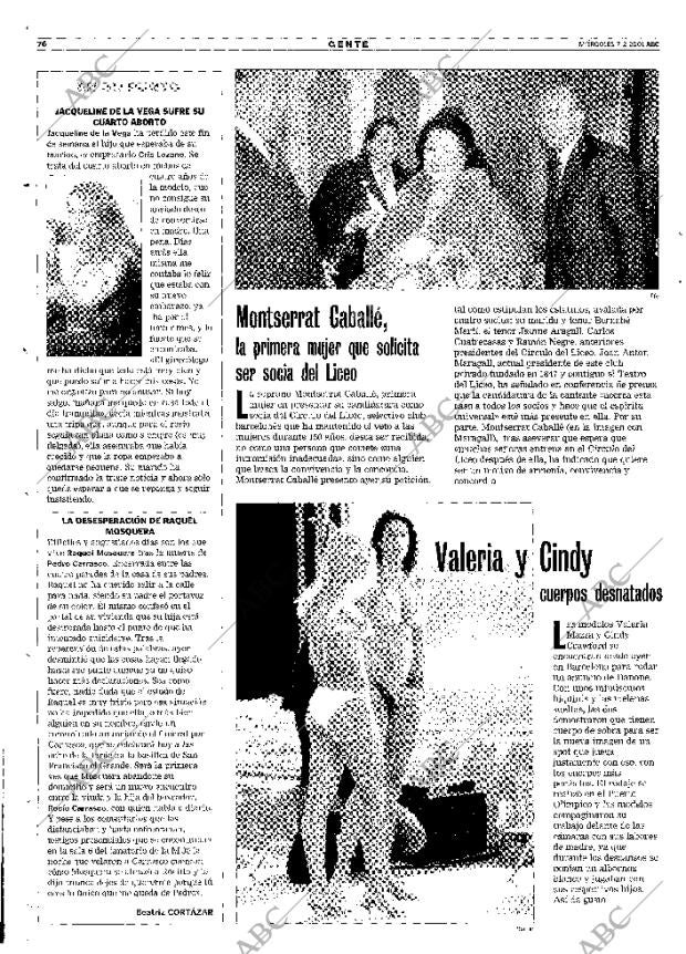 ABC MADRID 07-02-2001 página 76