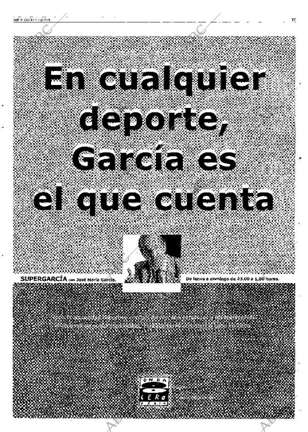 ABC MADRID 07-02-2001 página 77