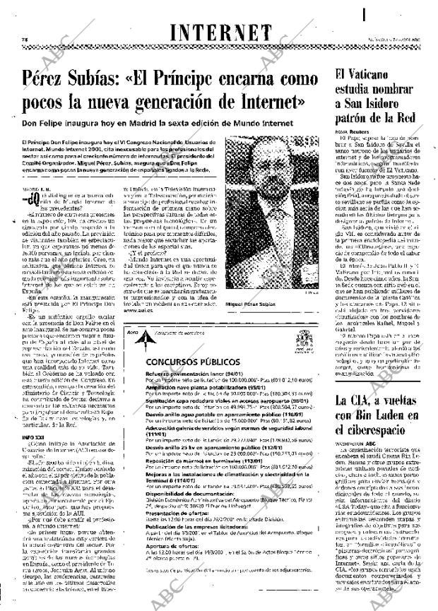 ABC MADRID 07-02-2001 página 78
