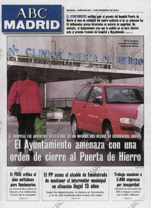 ABC MADRID 07-02-2001 página 85