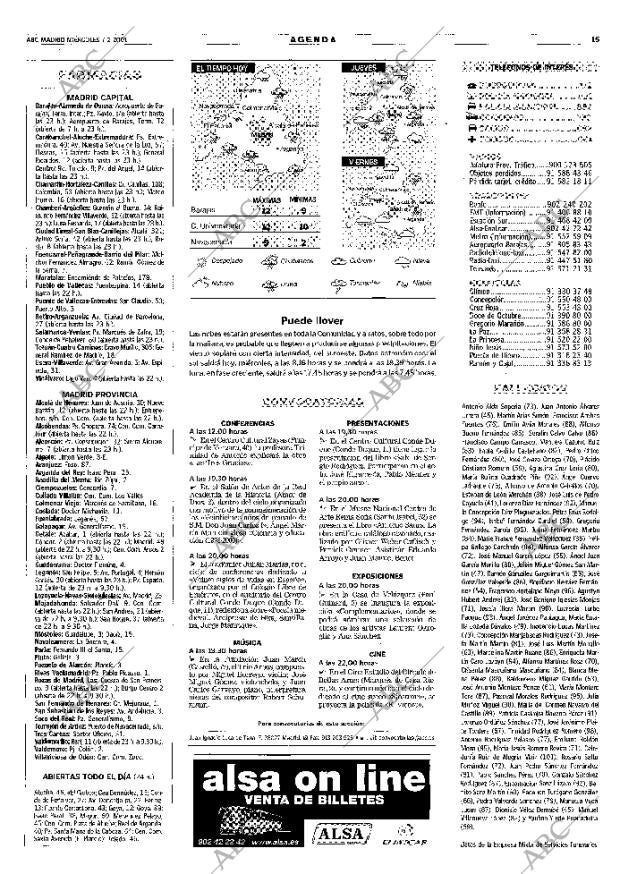 ABC MADRID 07-02-2001 página 99