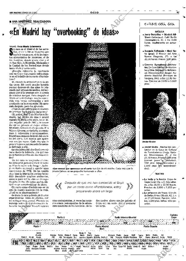 ABC MADRID 10-02-2001 página 131