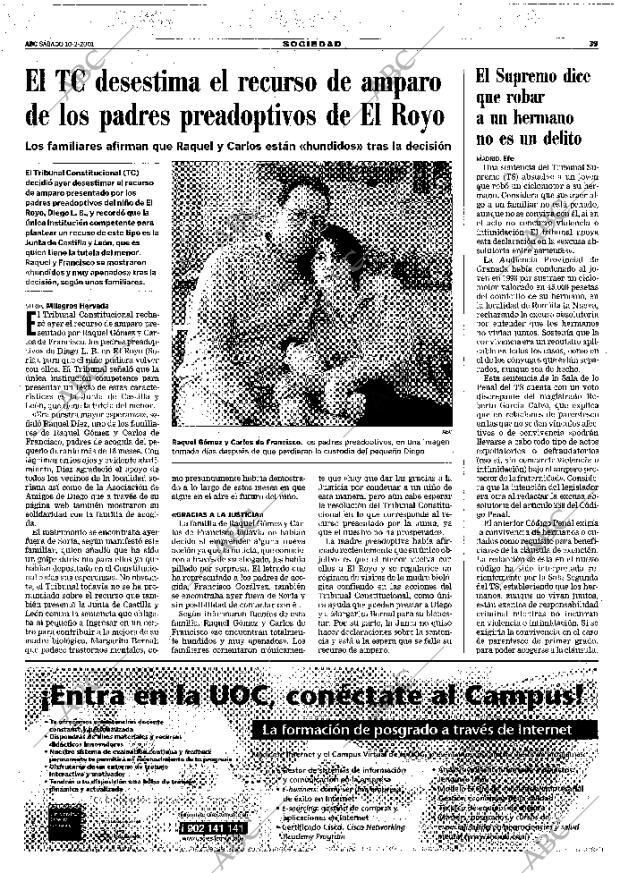 ABC MADRID 10-02-2001 página 39