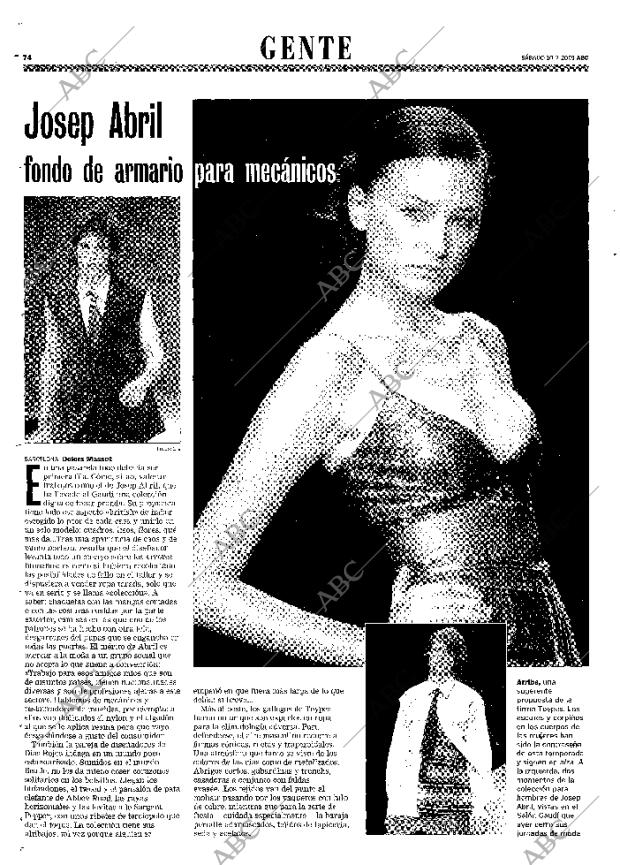 ABC MADRID 10-02-2001 página 74
