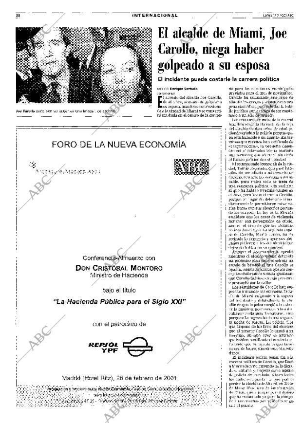 ABC MADRID 12-02-2001 página 30