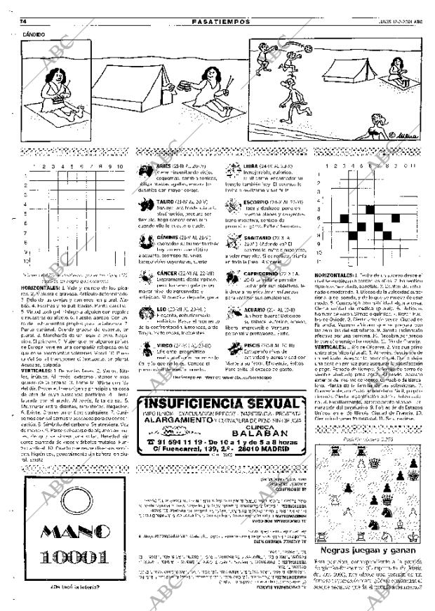 ABC MADRID 12-02-2001 página 74