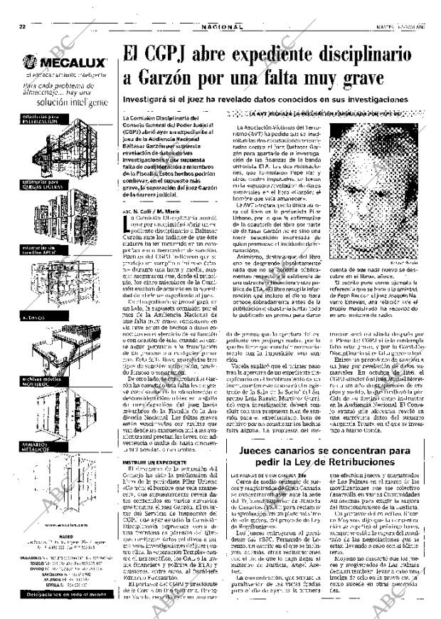 ABC MADRID 13-02-2001 página 22