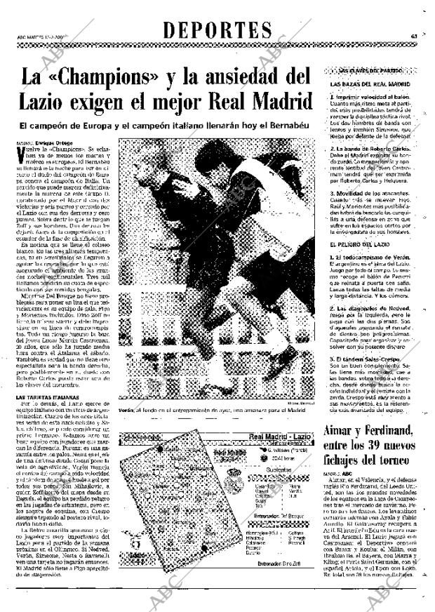 ABC MADRID 13-02-2001 página 63