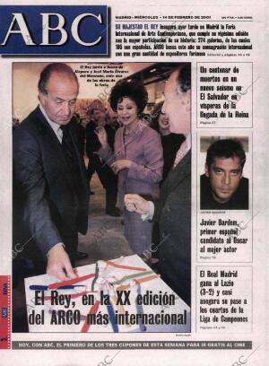ABC MADRID 14-02-2001 página 1