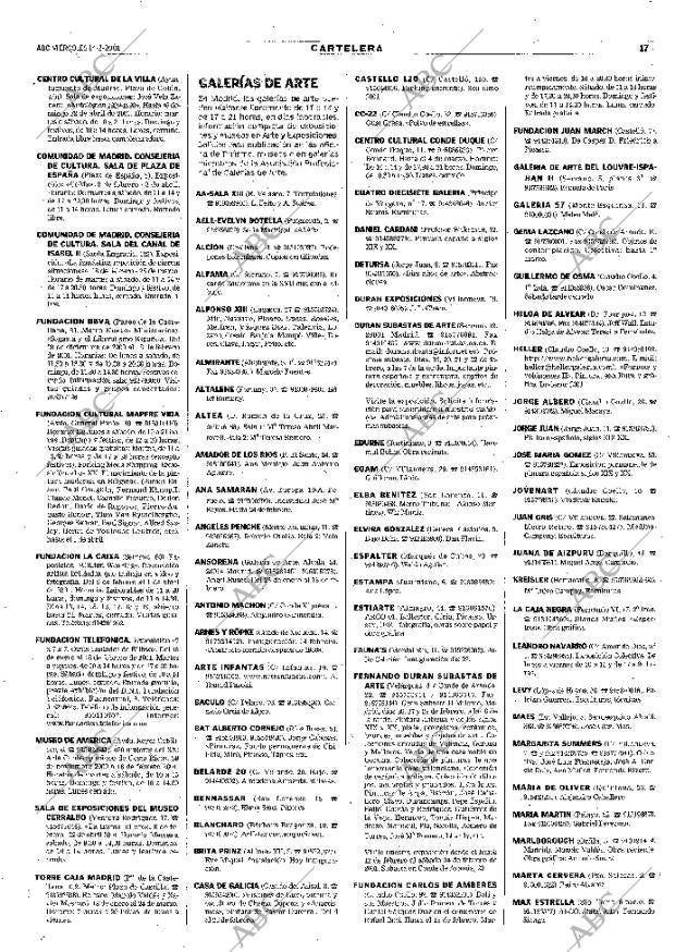 ABC MADRID 14-02-2001 página 105