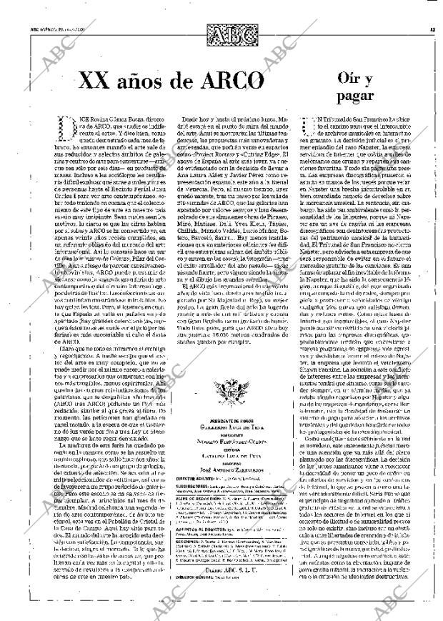 ABC MADRID 14-02-2001 página 11