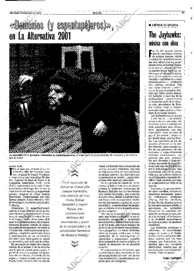 ABC MADRID 14-02-2001 página 125