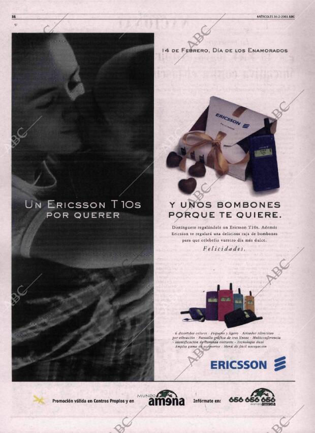 ABC MADRID 14-02-2001 página 16