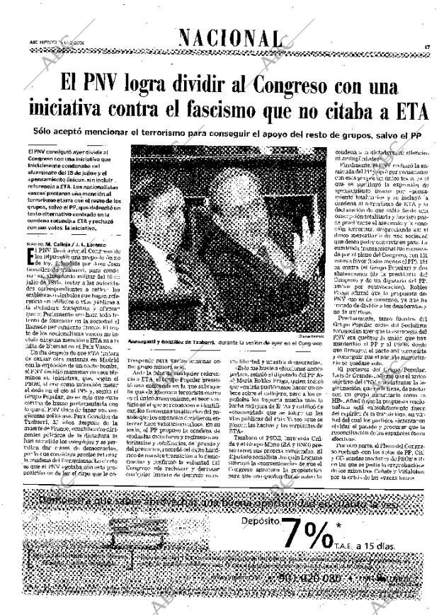 ABC MADRID 14-02-2001 página 17