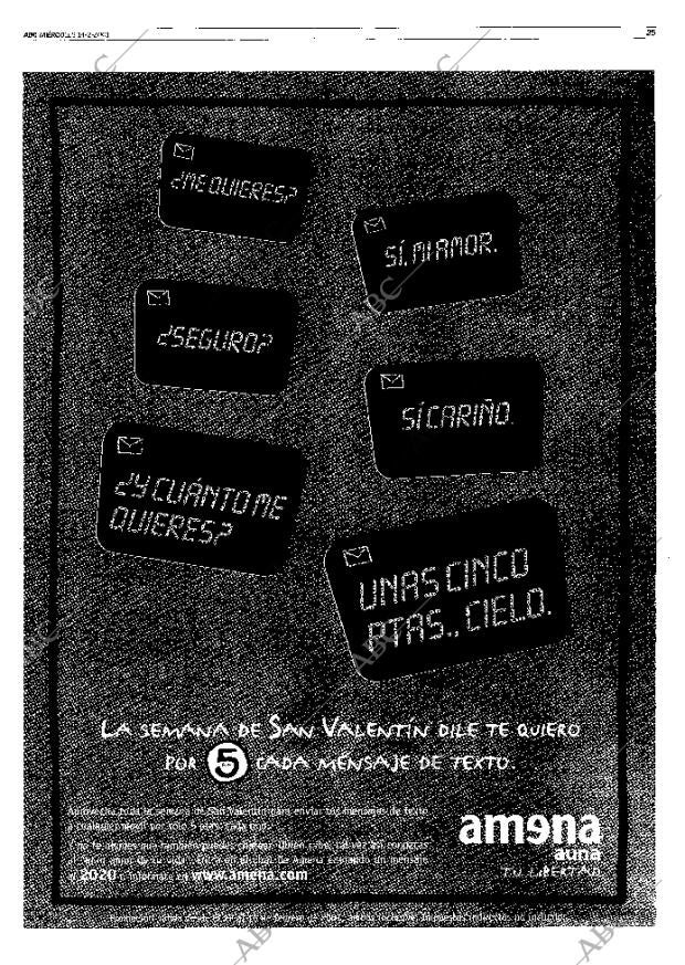 ABC MADRID 14-02-2001 página 25