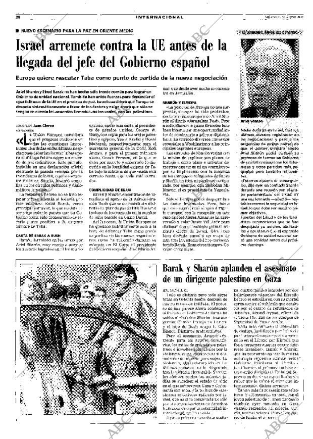 ABC MADRID 14-02-2001 página 28