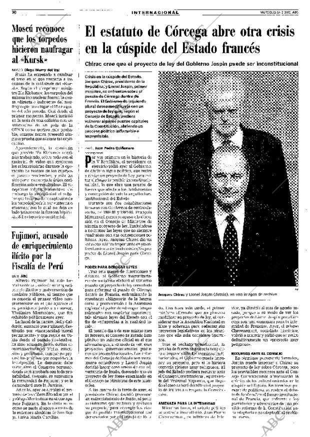 ABC MADRID 14-02-2001 página 30