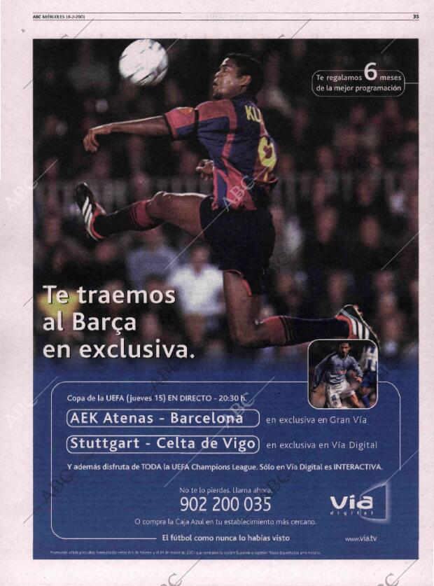 ABC MADRID 14-02-2001 página 33